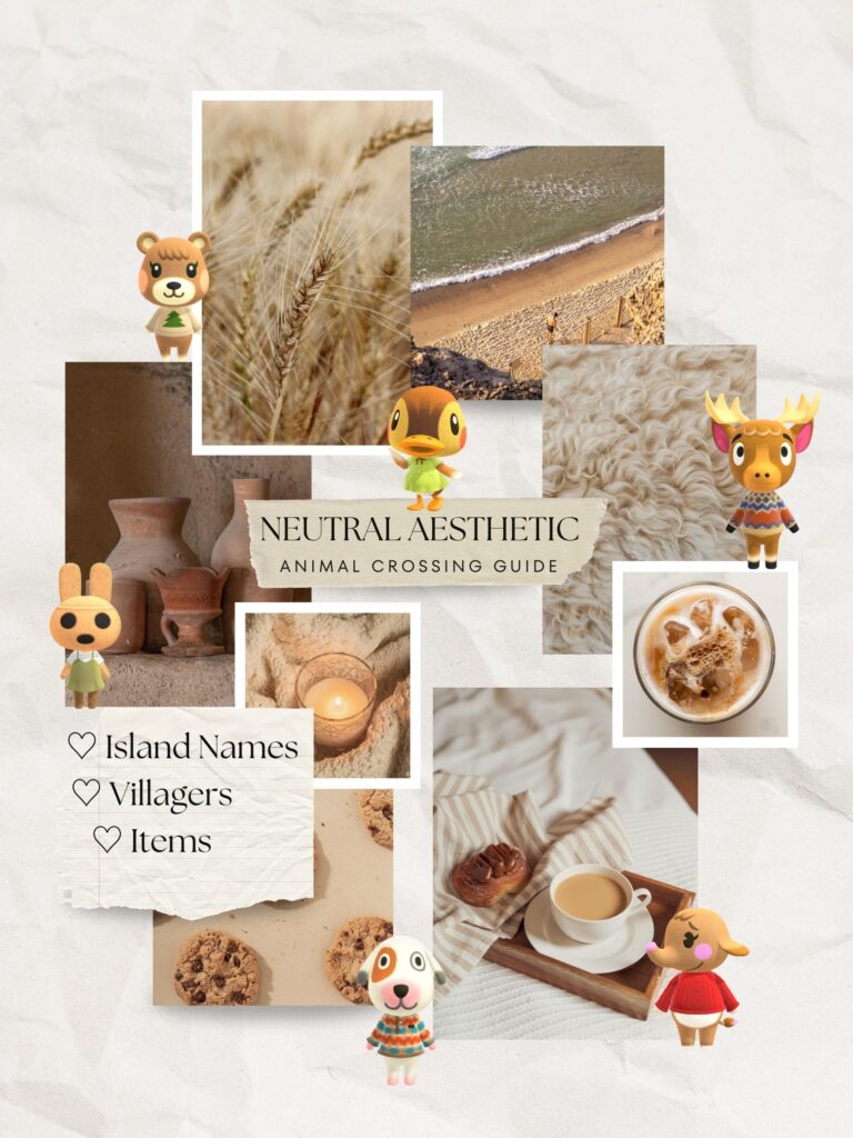 Neutral Animal Crossing Island Ideas (Beige & Cozy Aesthetic)