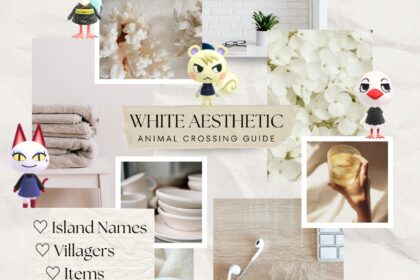 White Animal Crossing Island Ideas (Clean & Minimalist Vibes)