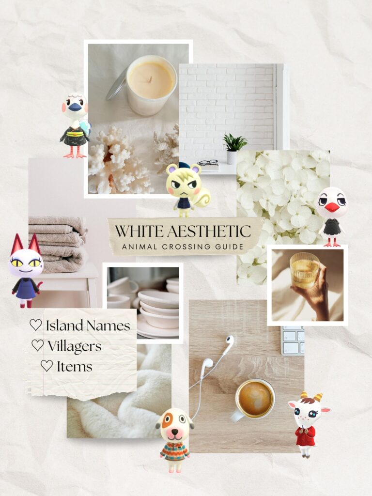 White Animal Crossing Island Ideas (Clean & Minimalist Vibes)