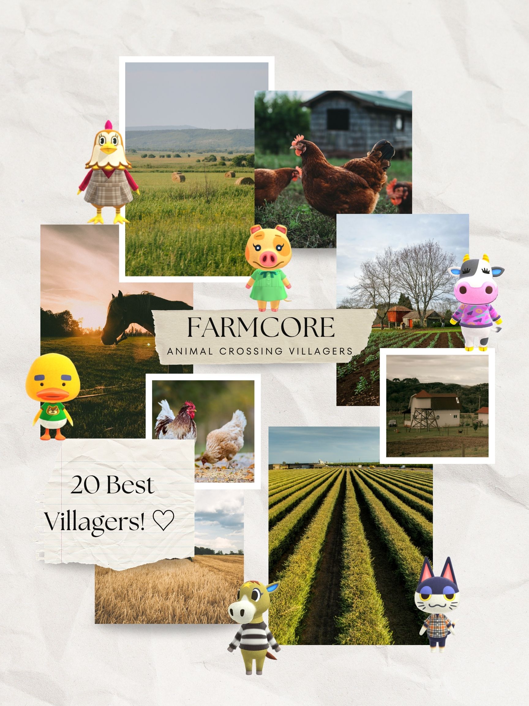 20 Best Animal Crossing Villagers for an Farmcore Island