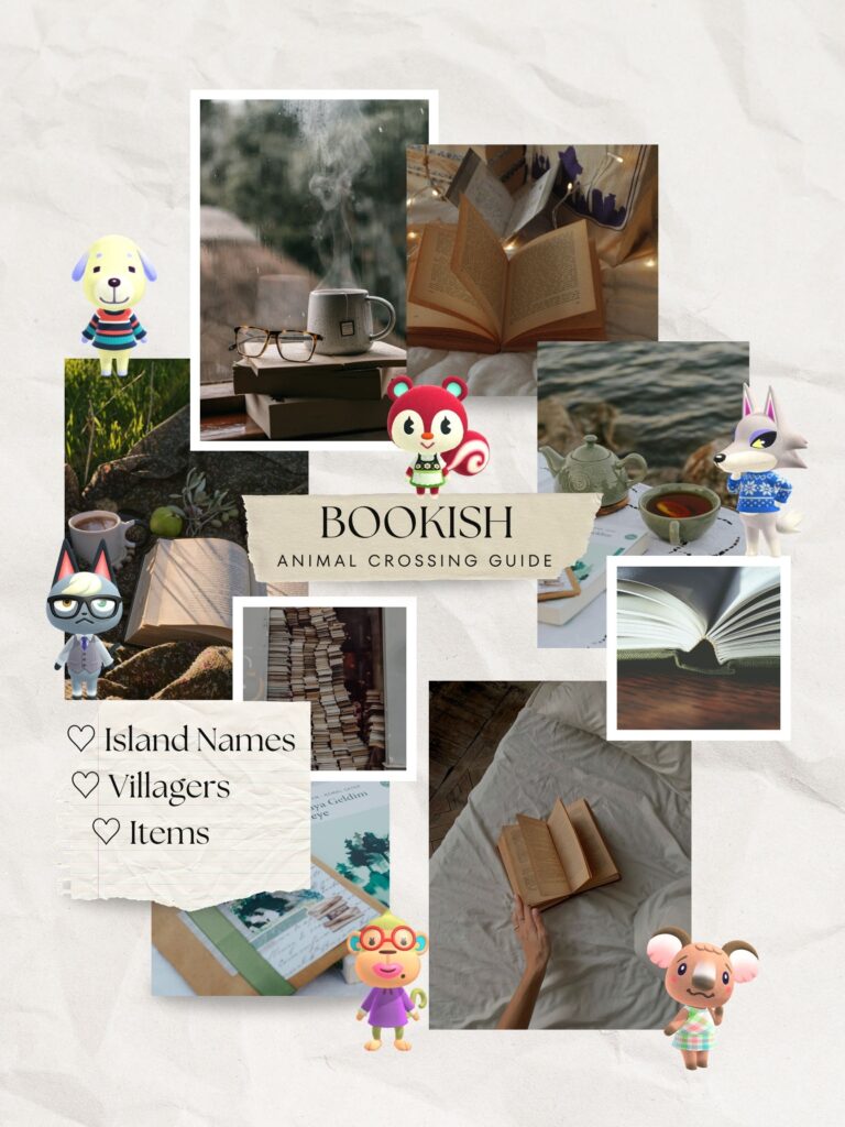 Bookish Animal Crossing Island Ideas (Names, Villagers, Items)