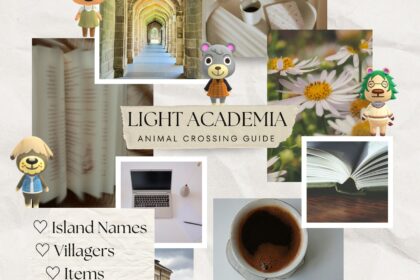 Light Academia Animal Crossing Island Ideas (Names, Villagers, Items)