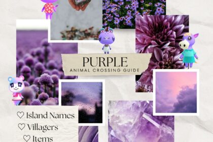 Purple Animal Crossing Island Ideas (Names, Villagers, Items)