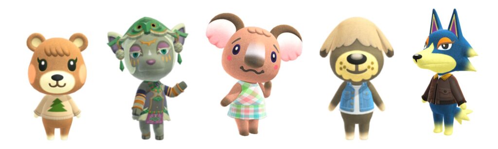 bookish animal crossing villagers