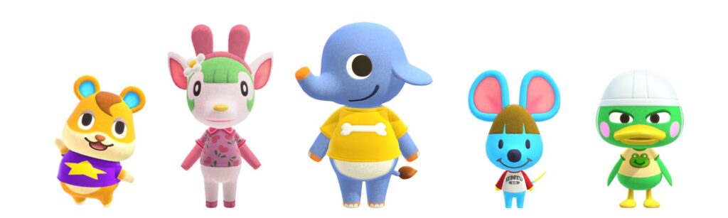 kidcore animal crossing villagers