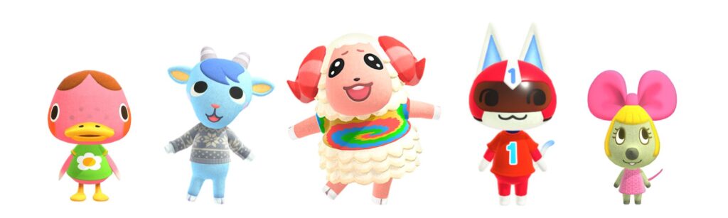 kidcore animal crossing villagers