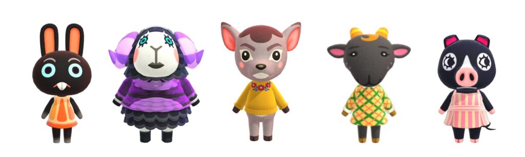 witch core animal crossing villagers