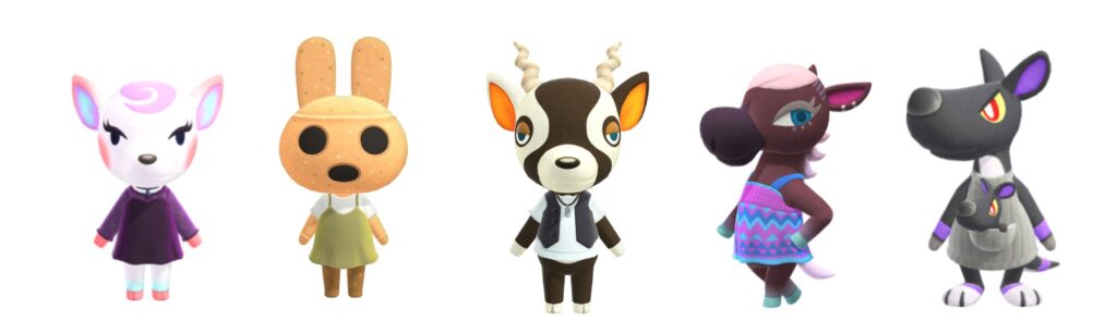 witch core animal crossing villagers