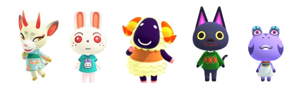 witch core animal crossing villagers