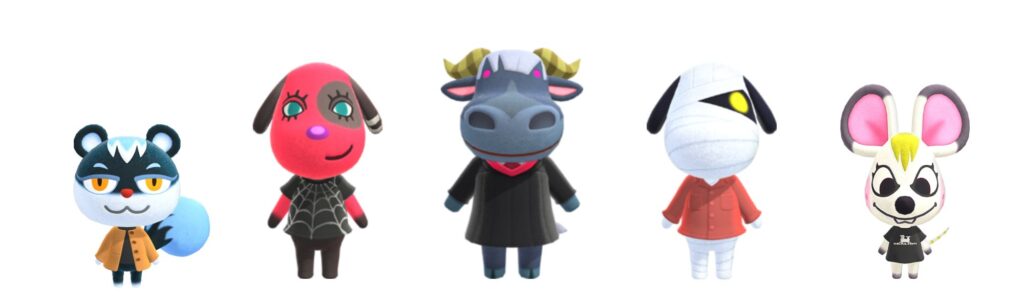 witch core animal crossing villagers