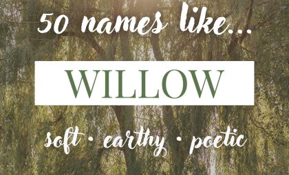 Names Like Willow (Earthy, Soft & Poetic Picks)