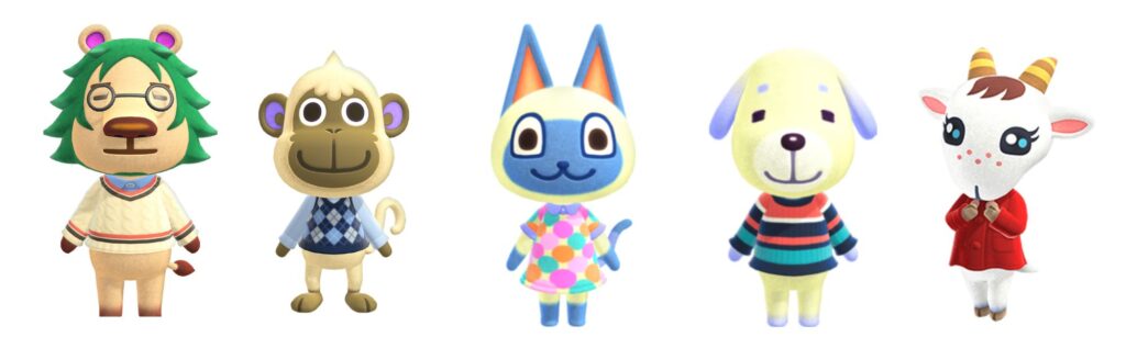 light academia animal crossing villagers