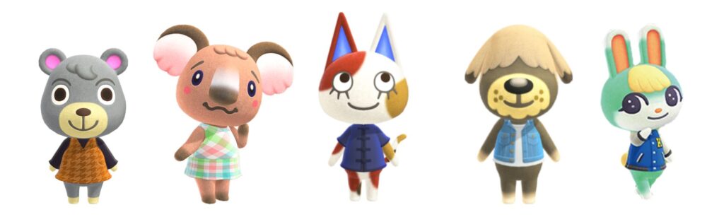 light academia animal crossing villagers