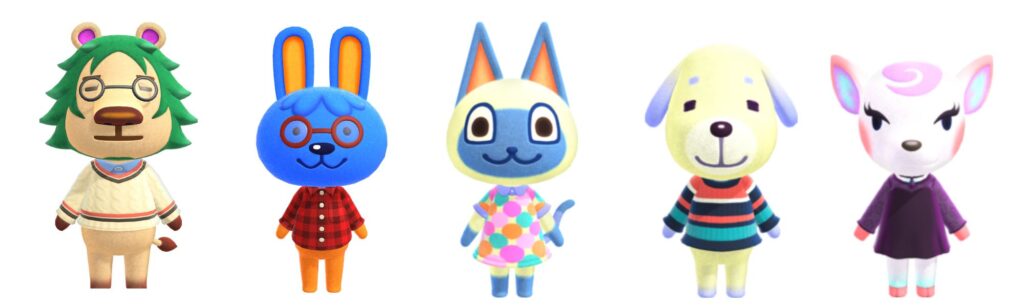 bookish animal crossing villagers