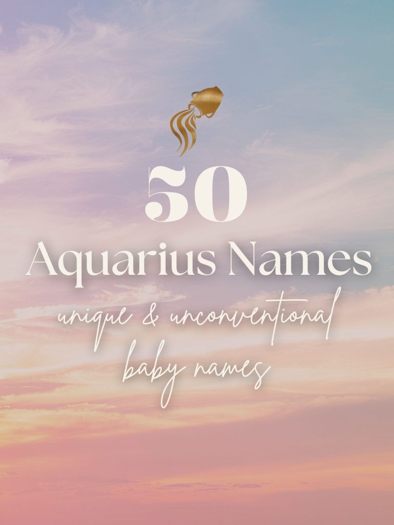 Aquarius Baby Names (50 Unique & Unconventional Ideas)