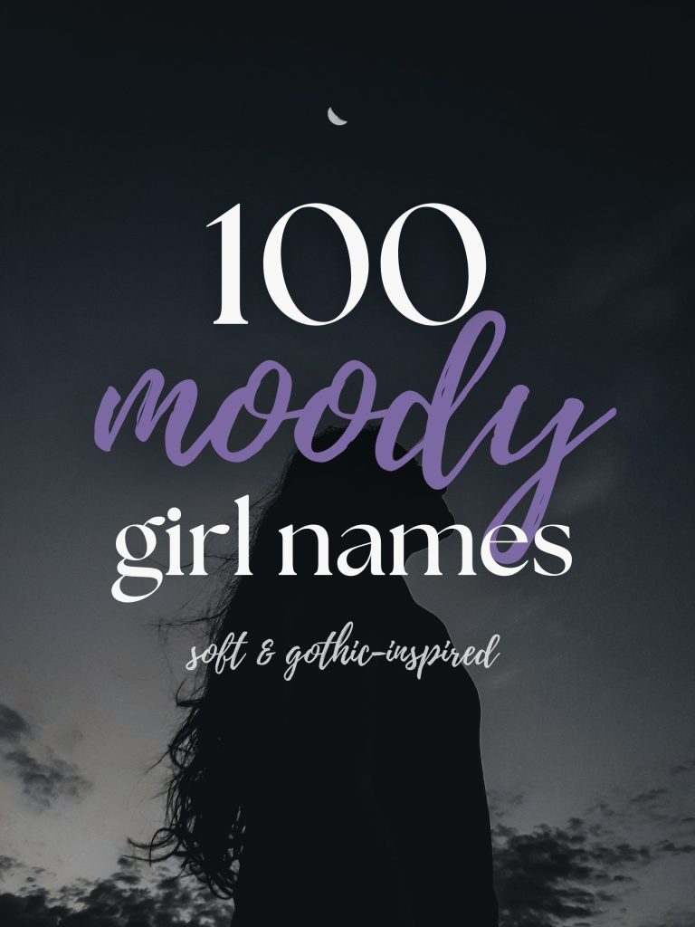 100 Moody Girl Names with a Soft Gothic Vibe