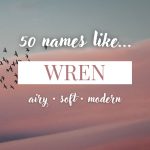 Names Like Wren (Airy, Soft & Modern)