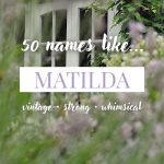 Names Like Matilda (Vintage, Literary & Whimsical)
